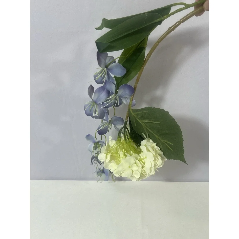 Set‎ Of Assorted Artificial Floral Stems Hydrangea Blooms & Eucalyptus